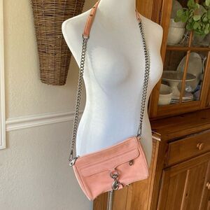 Vintage Y2K Rebecca Minkoff Genuine Leather Crossbody With Gun Metal Hardware